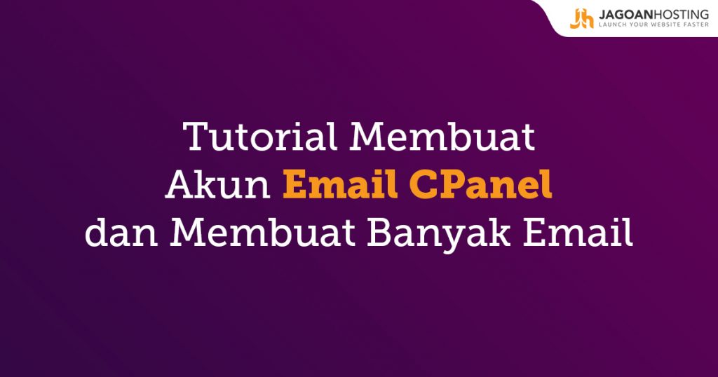 membuat akun email cpanel