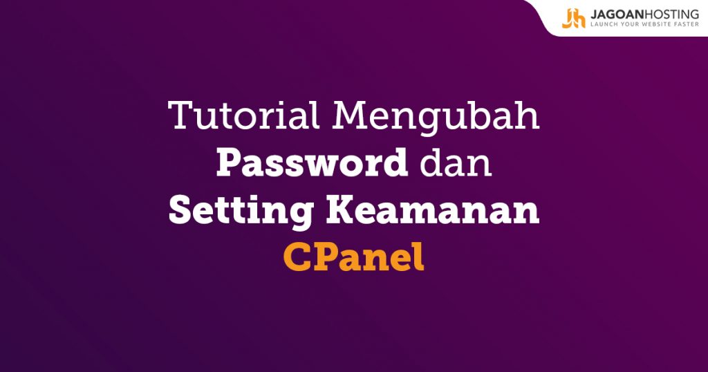 Setting Keamanan CPanel