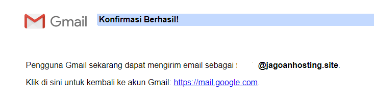 gmail konfirmasi berhasil