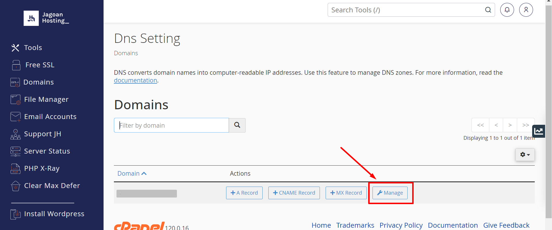 manage dns manage dns