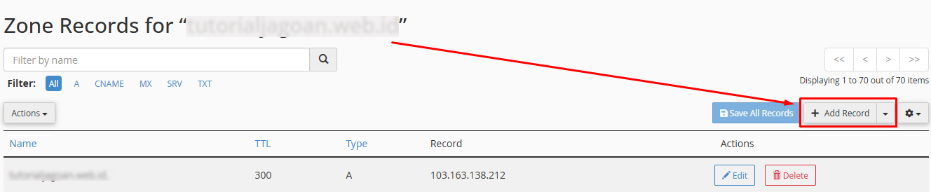 6-dns setting-klik-add-record 6-dns setting-klik-add-record