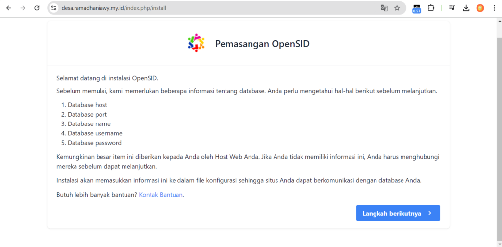 install opensid