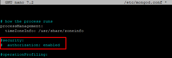 1-Menonaktifkan authentication MongoDB-Cara reset password user MongoDB 1-Menonaktifkan authentication MongoDB-Cara reset password user MongoDB