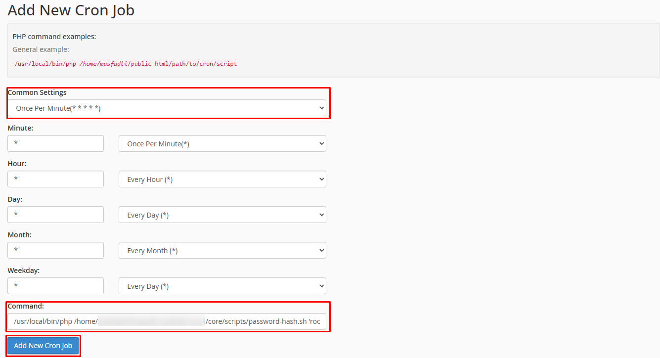 2-Buat cron job di cPanel – Cara reset password Drupal di hosting 2-Buat cron job di cPanel - Cara reset password Drupal di hosting