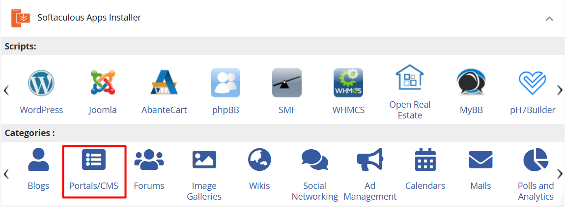 Cara install Drupal di Softaculous