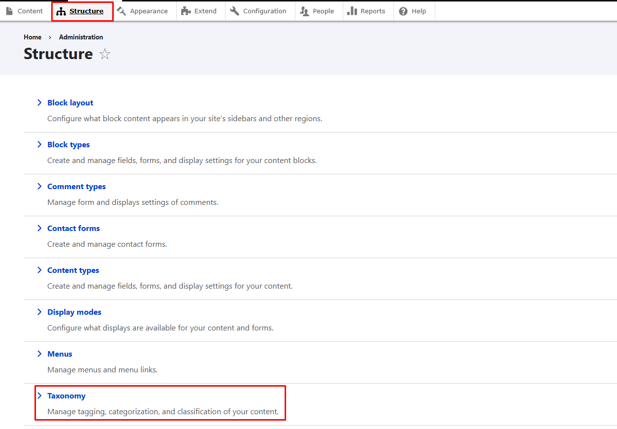 5-Buka taxonomy di drupal – Cara membuat website di Drupal 5-Buka taxonomy di drupal - Cara membuat website di Drupal