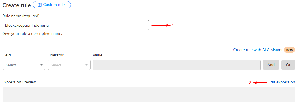 Mengaktifkan Firewall Rule - Mengatasi Serangan DDOS dengan Cloudflare