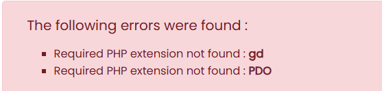 Cara install Drupal di Softaculous - Error proses instalasi Drupal