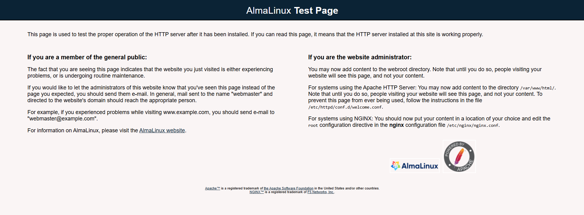 1-welcome-page-apache-cara-install-web-server-apache-di Almalinux 1-welcome-page-apache-cara-install-web-server-apache-di Almalinux