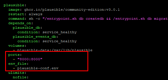 2-edit compose plausible-install-plausible-ubuntu-docker-compose 2-edit compose plausible-install-plausible-ubuntu-docker-compose