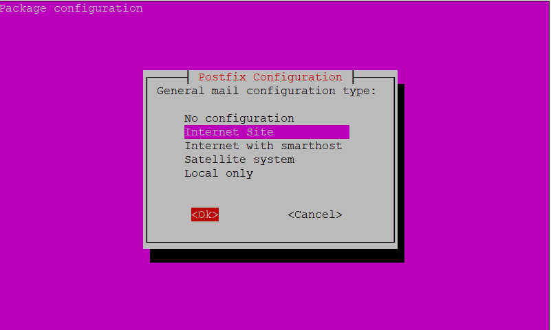 3-pilih-konfigurasi-postfix-cara-instal-roundcube-vps-ubuntu 3-pilih-konfigurasi-postfix-cara-instal-roundcube-vps-ubuntu