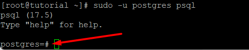 4-login-console-cara-instal-postgresql-almalinux 4-login-console-cara-instal-postgresql-almalinux