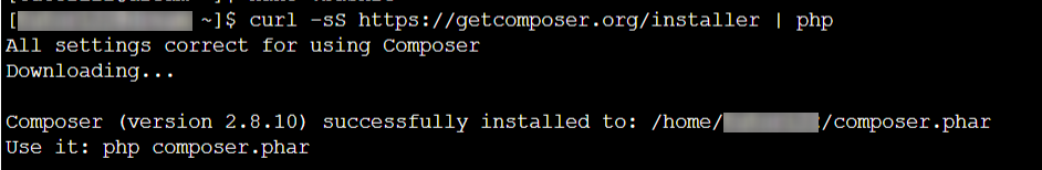 instal-composer-di-terminal-hosting