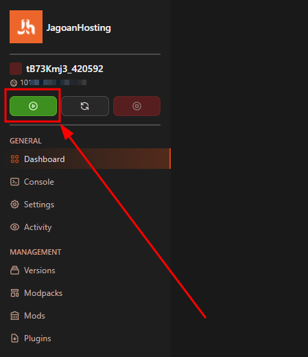 1-klik-start-jalankan-server