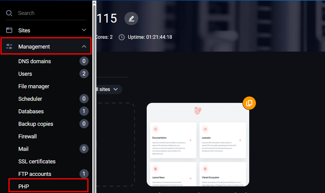 menu-management-php menu-management-php