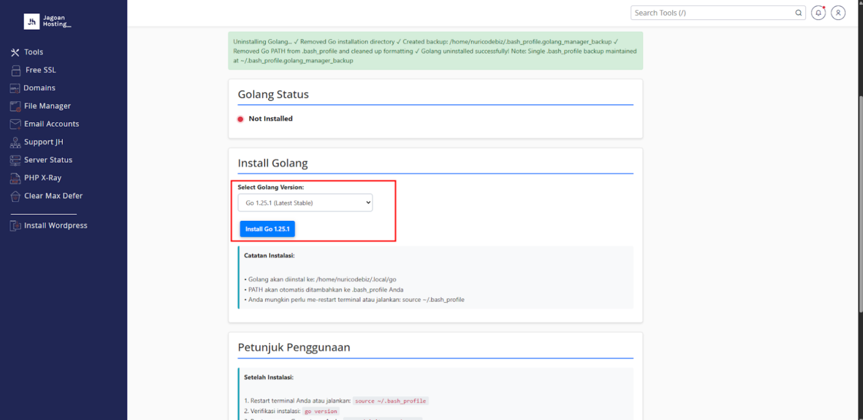 instal-kembali-golang