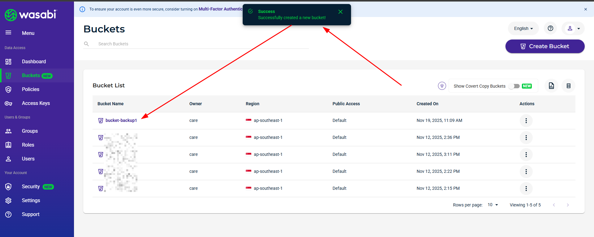 buat-bucket-di-console-wasabisys buat-bucket-di-console-wasabisys
