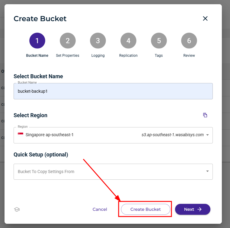 klik-create-bucket klik-create-bucket