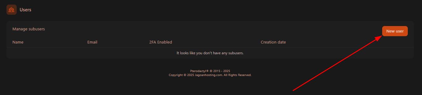 new-user-pterodactyl new-user-pterodactyl