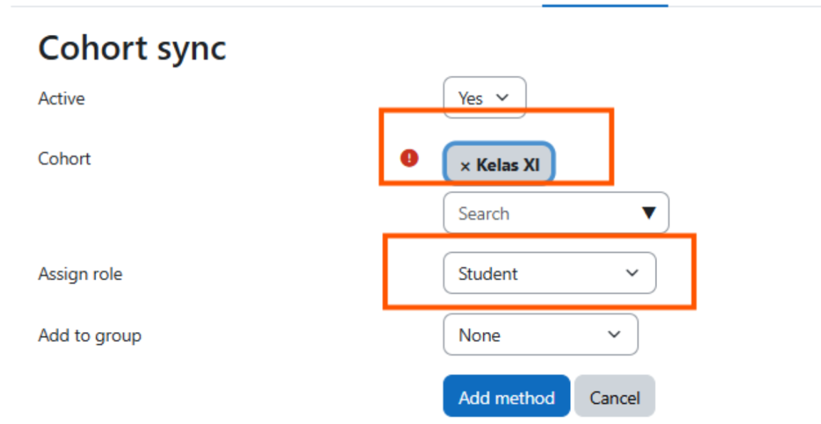 cara-cohort-sync-untuk-enrollment-role-student-moodle