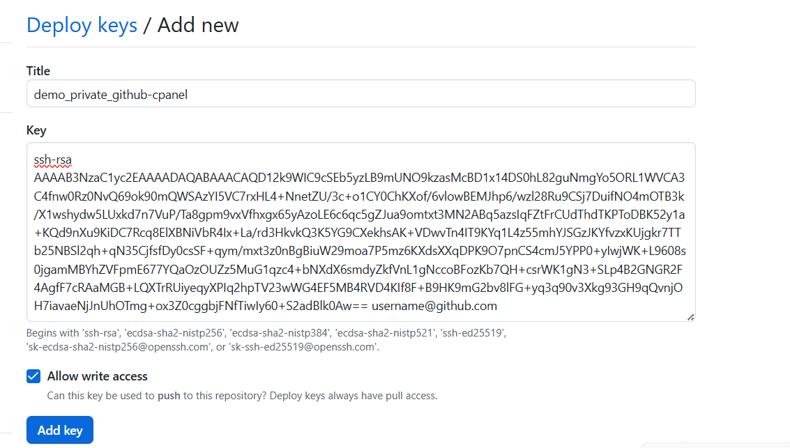cara-clone-private-repositori-github-di-cpanel