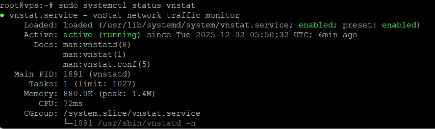 status-vnstat