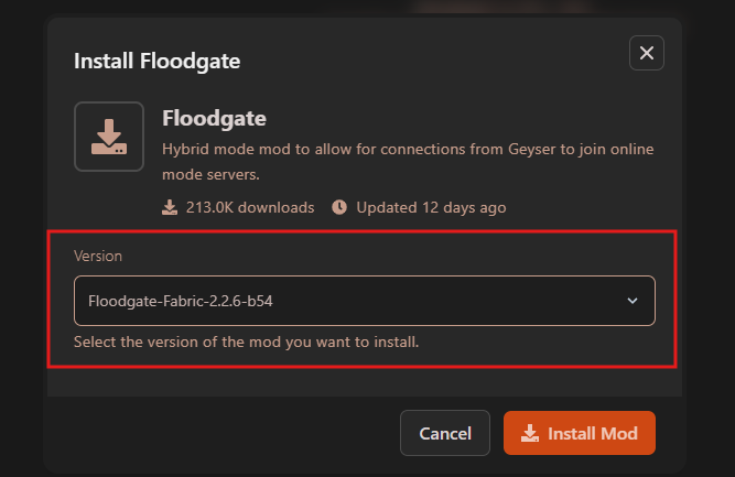 install-mod-floodgate-fabric install-mod-floodgate-fabric